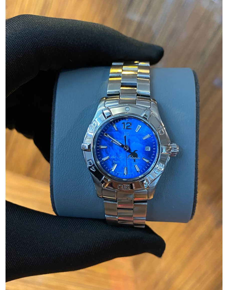 Tag heuer aquaracer outlet blue mother of pearl